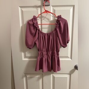 Light-Magenta Blouse